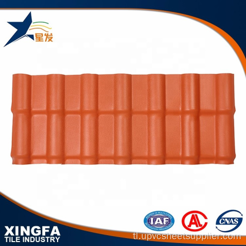 PVC Roofing Ridge Tile Fire Resistance para sa Renovation